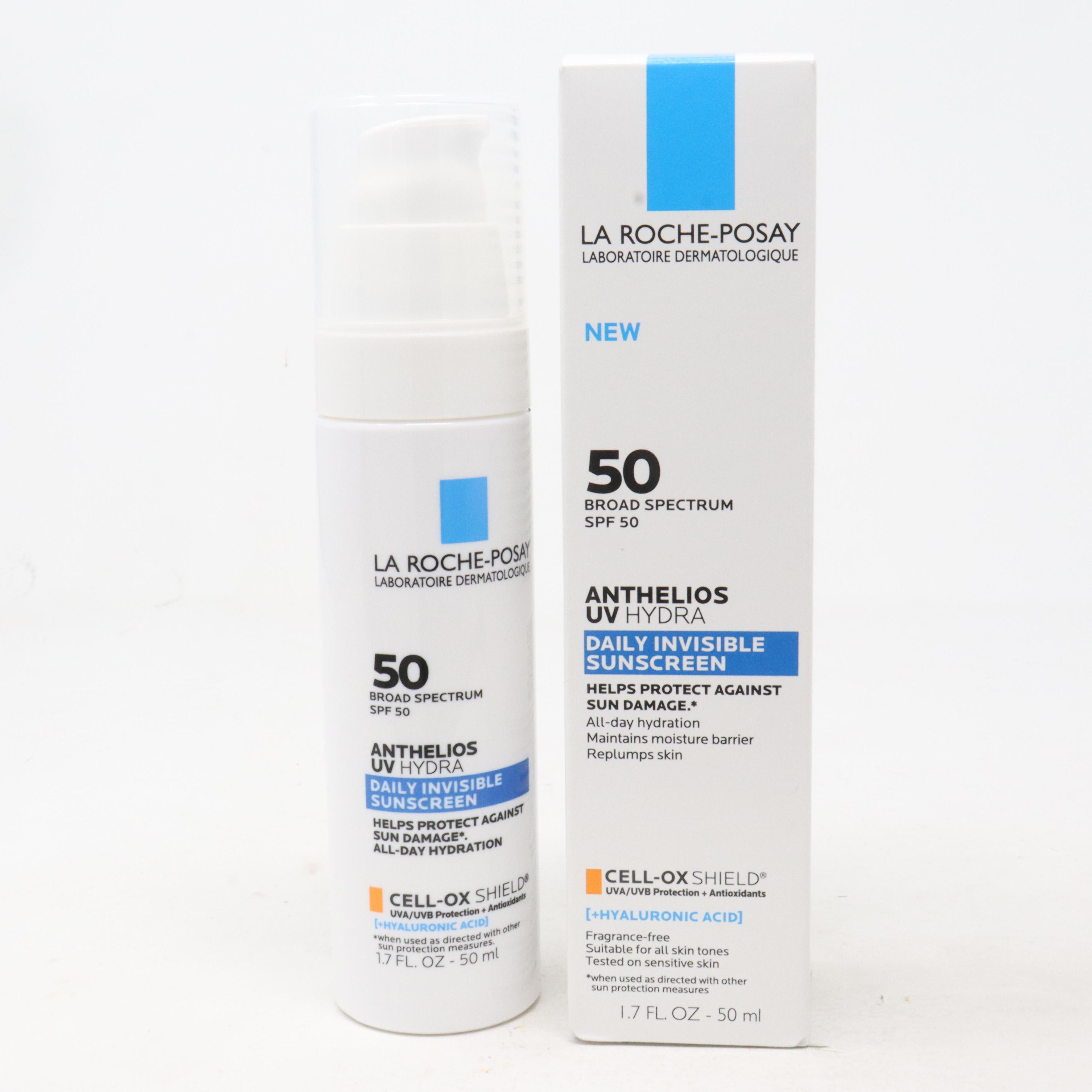 La Roche-Posay Anthelios Uv Hydra Daily Invisible Sunscreen Spf 50 1.7oz  New With Box