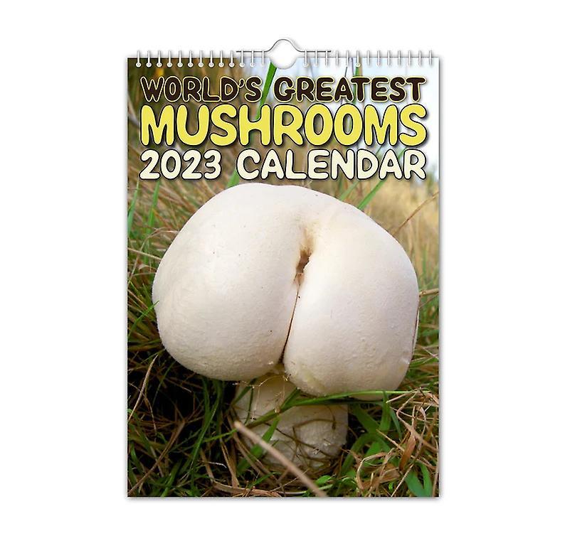 Jnnjv World's Greatest Mushrooms New Year's Calendar Greatest Mushrooms Calendar Mushroom calendar