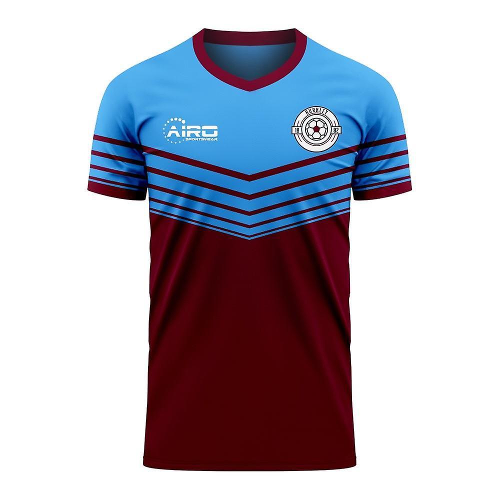 Airo Sportswear Burnley 2024-2025 Home Concept Football Kit (Airo) - Kids Maroon MB 27-29 inch Chest (69/75cm)