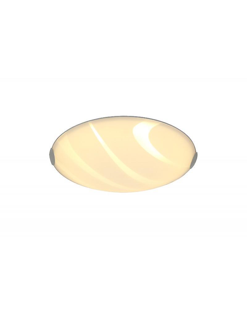 Volani Riley Ceiling 40cm, 24w Led, 3000k, 1404lm, Polished Chrome/white, 3yrs Warranty