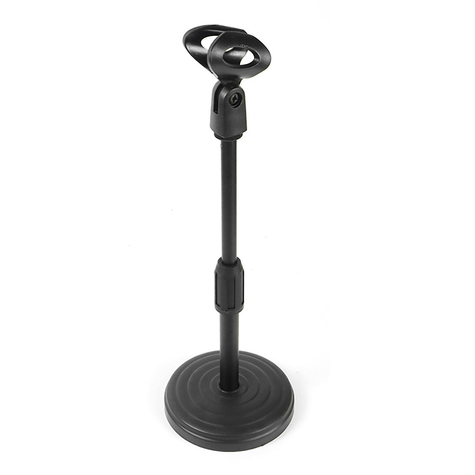 Unbrand Adjustable Microphone Stand Universal Detachable Mic Holder Stand With Weighted Round Base For Desktop Live