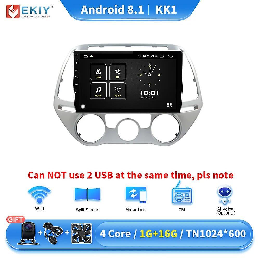 Aintier 8+128G Android 10 Car Radio For Hyundai i20 2008 - 2014 Stereo Navigation GPS Carplay Auto Multimedia Player 2 Din DVD KK1 1G 16G MT