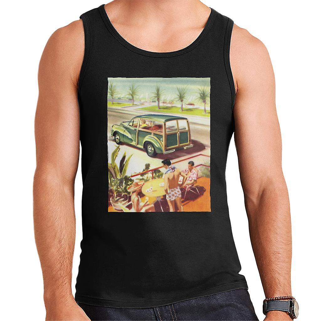 Morris Traveller Summer British Motor Heritage Men's Vest Black Small