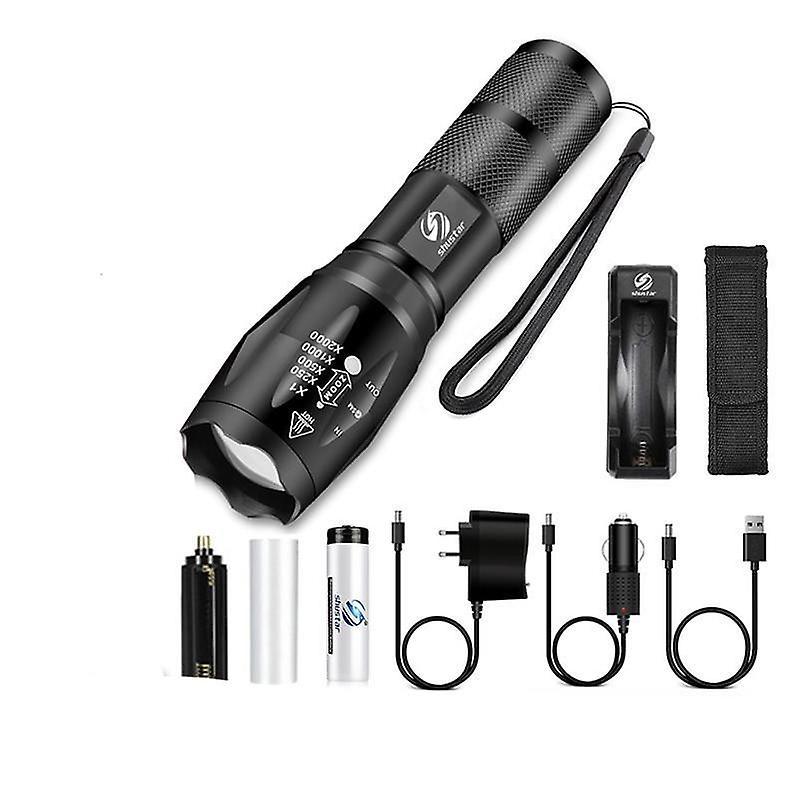 Slowmoose 5 Modes, Led Flashlight- Ultra Bright Torch T6-Low brightness