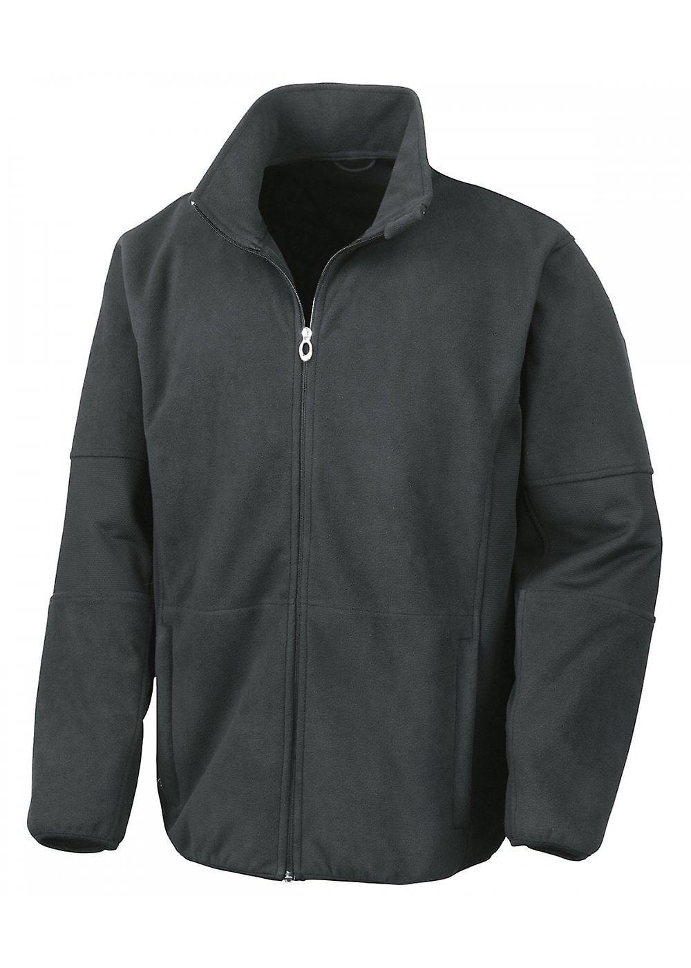 Men's Result Osaka Combed Pile Softshell Jacket R131M Black Xl