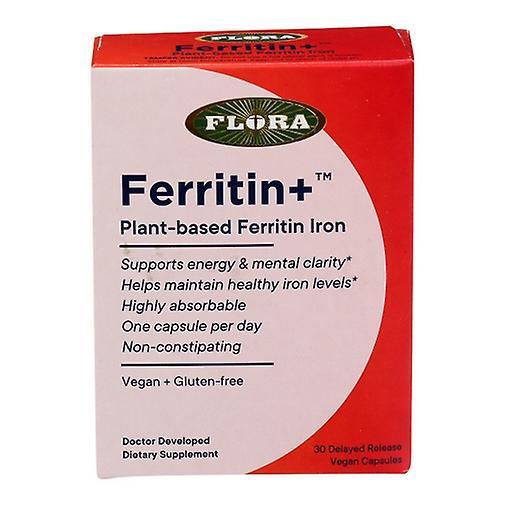 Flora Ferritin + Iron, 30 Veg Caps (Pack of 1)