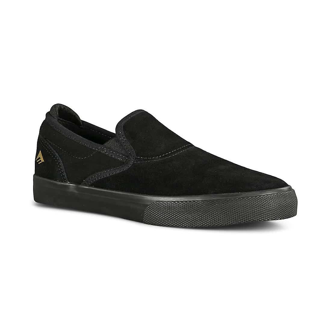 Emerica Wino G6 Slip-On (Youth) Skate Shoes - Black/Black 5 UK (Kids)