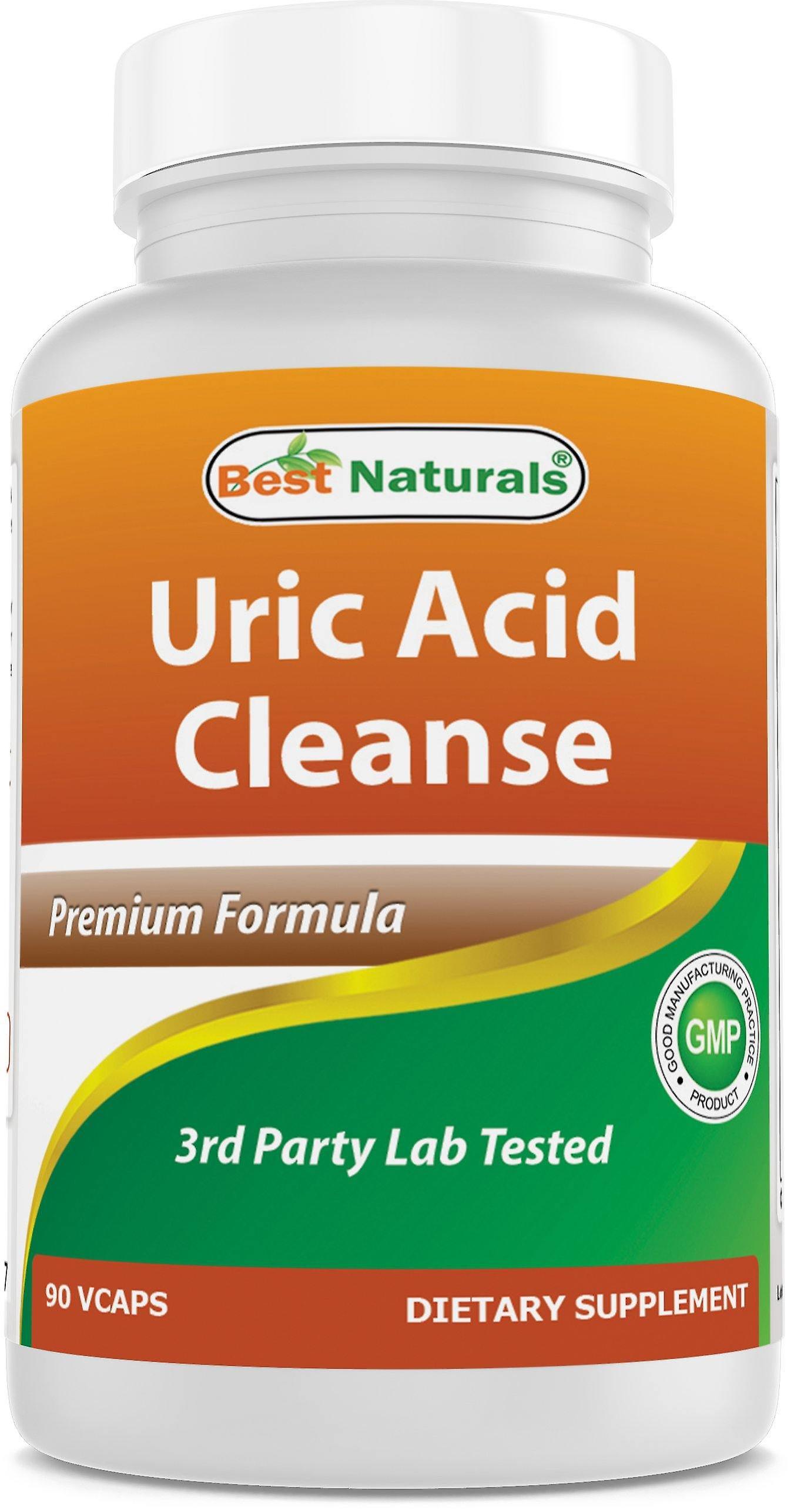 Best Naturals Uric Acid Cleanse Vitamins For Men And Women - 90 Vegetarian Capsules