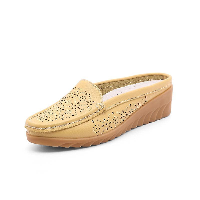 Mickcara women's slip-on loafer 8083ygsxx Yellow Eu40