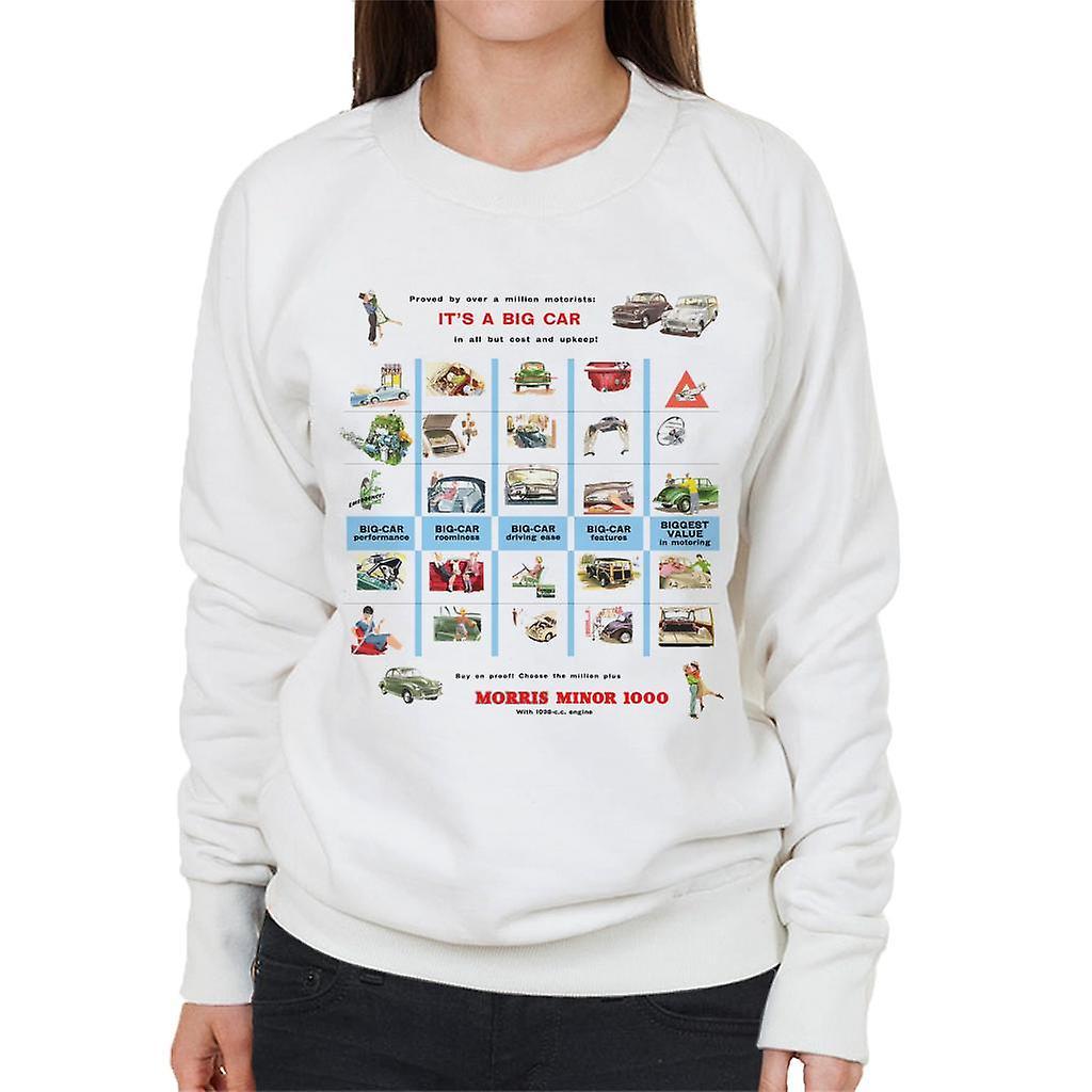 Morris Advert Design British Motor Heritage Women's Sweatshirt White XX-Large