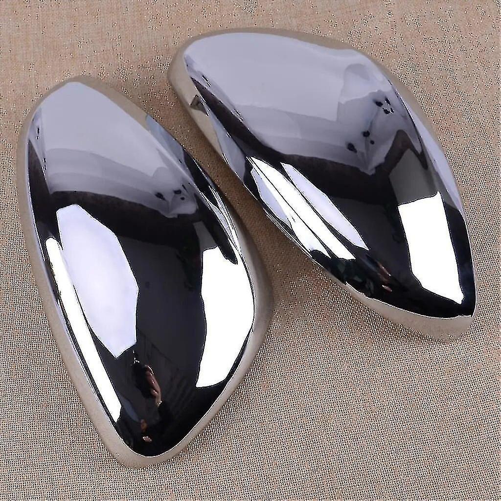 Guangzhou Yunlan Trading Co., Citall 2pcs Silver Abs Chrome Car Plated Side Rearview Mirror Cover Trim Fit For Peugeot 2008 208 20