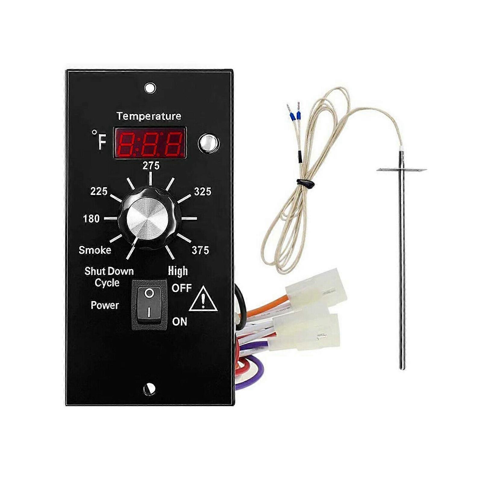 Unbrand LCD BBQ Digital Thermostat Control Board Replacement For Traeger Wood Pellet NEW Thermostat With RTD Sensor