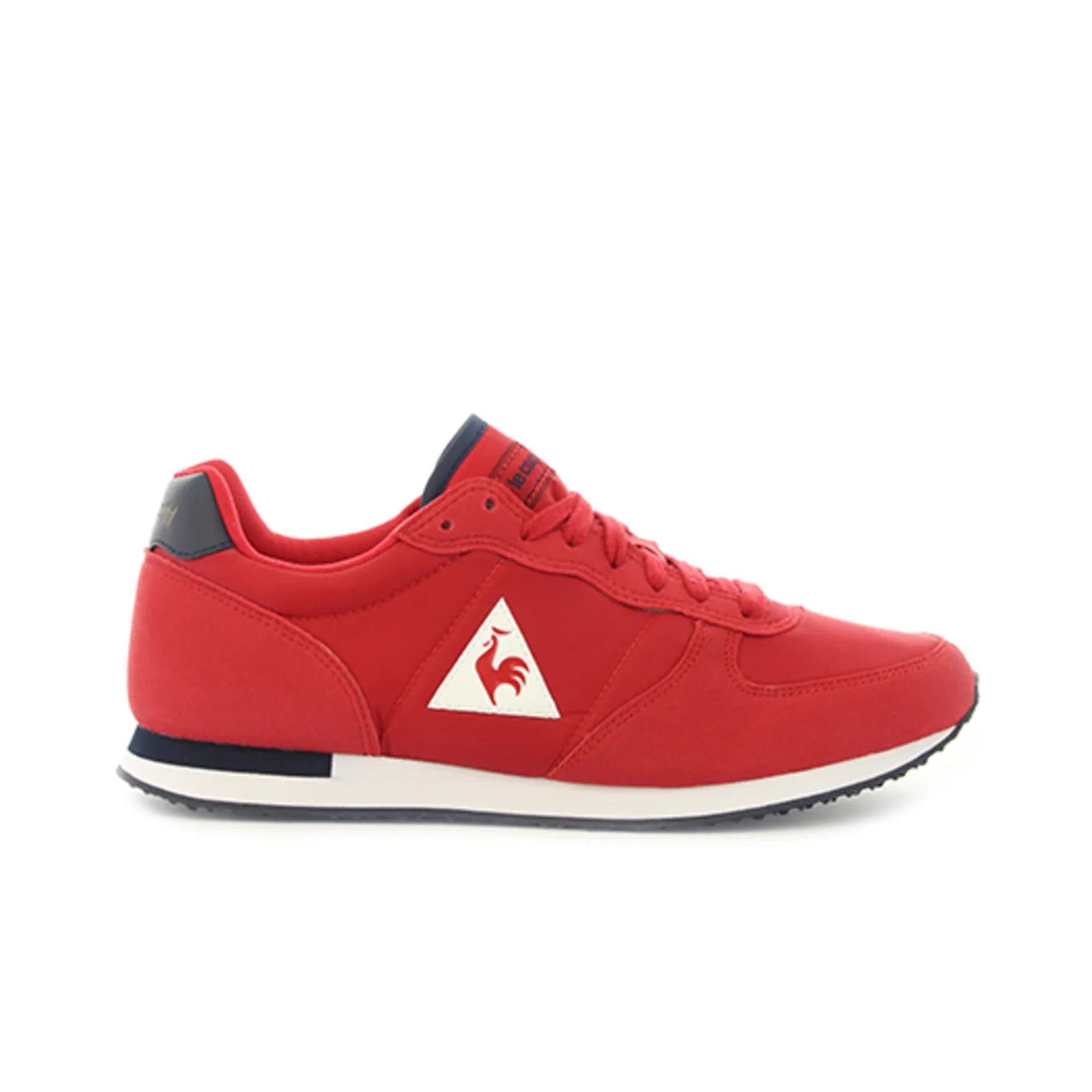 Le Coq Sportif  Onyx Nylon Lace-Up Red Synthetic Mens Trainers 1810315 UK 11 EU 46 US 12