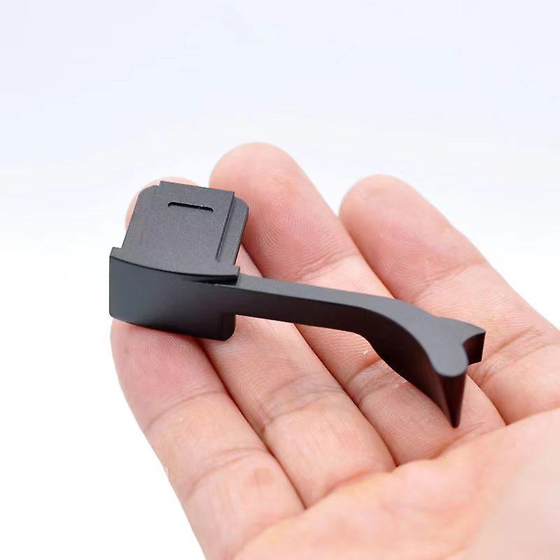 Carrep Aluminum Alloy Thumb Handle Metal Thumb Grip Hot Shoe Cover Camera Mount For Leica Q2 Q Typ 116 Black Red For Q2