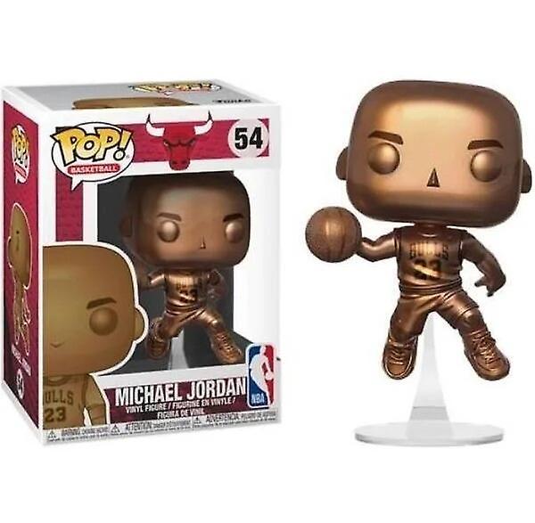 Scitoo Basketball Michael Jordan 54# Action Toy Figures Super Basketball Star Exclusive Model Bulls 23 Collection Model box golden 54