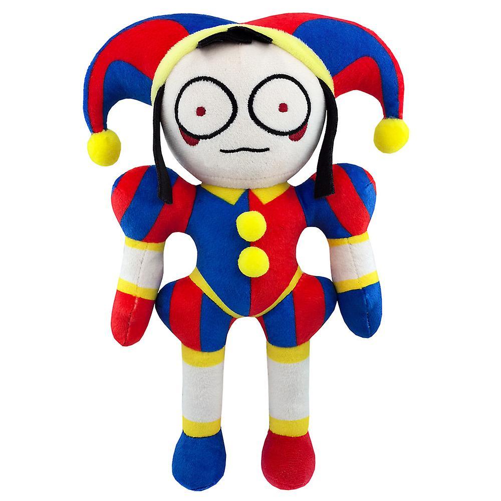 Bestdaily 2023 Cute The Amazing Digital Circus Plush Clown Toy Jax Pomni Soft Stuffed Plushies Dolls Toys Christmas Birthday Gifts Hot! Standing Po...