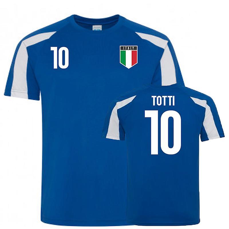 UKSoccerShop Italy Sports Training Jersey (Totti10) Green XXL (50-52 inch)