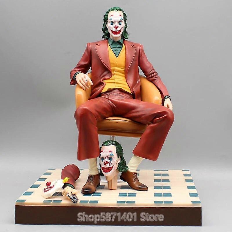 Redkid Anime Heath Ledger Joker Figures Movie Joker The Dark Knight Heath Ledger Clown Action Figures PVC Collection Model Toys Gifts without box2