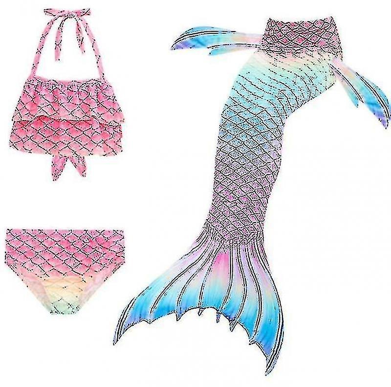 Italian Design Children's Mermaid Mermaid Tail Swimsuit Mermaid_Italian Design 120cm style1