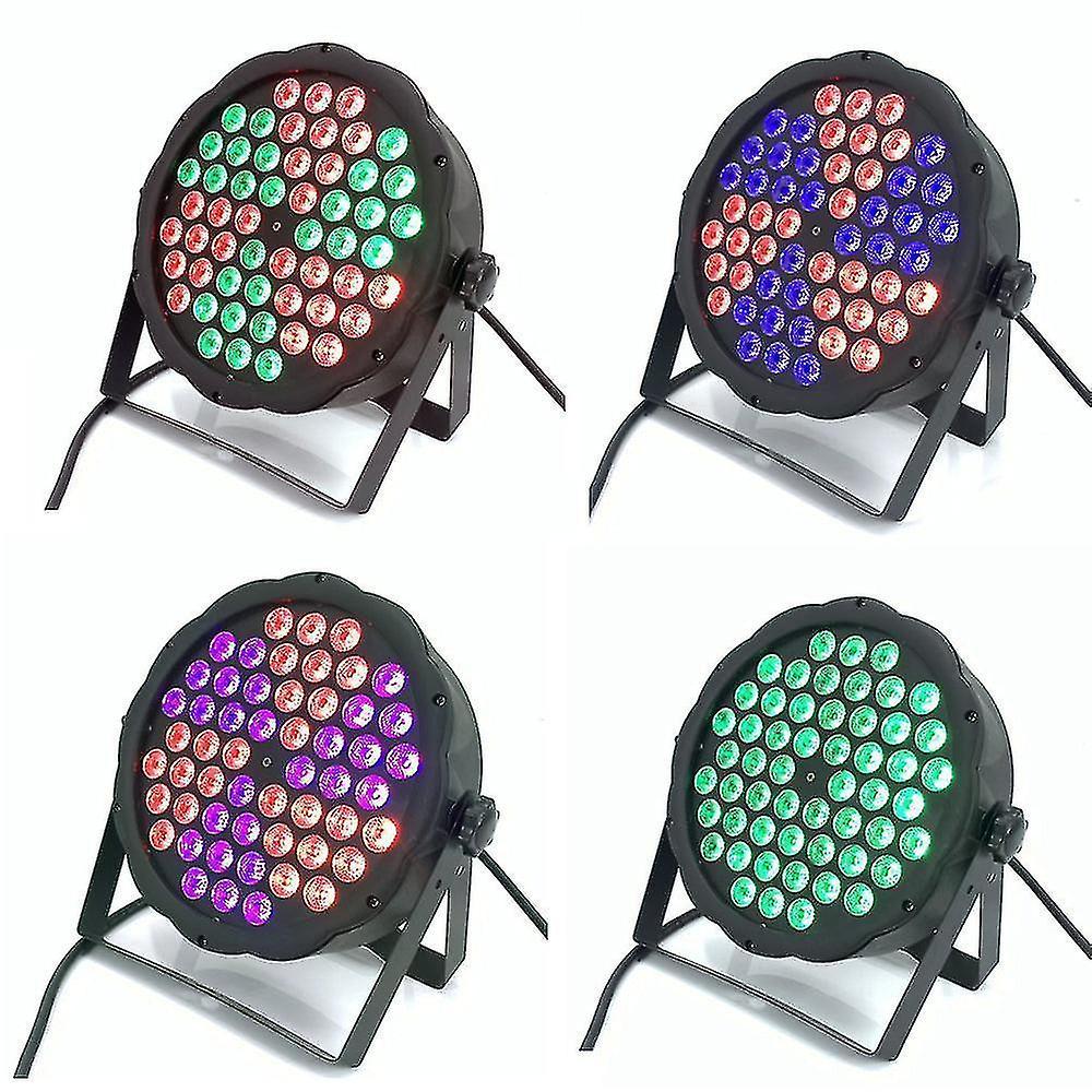 LED Par Lights 54X3W Dj Par LED Rgbw Wash Disco Light 54X4W Rgb 3In1 Windmill Color Uv Light Dmx Con Uk plug