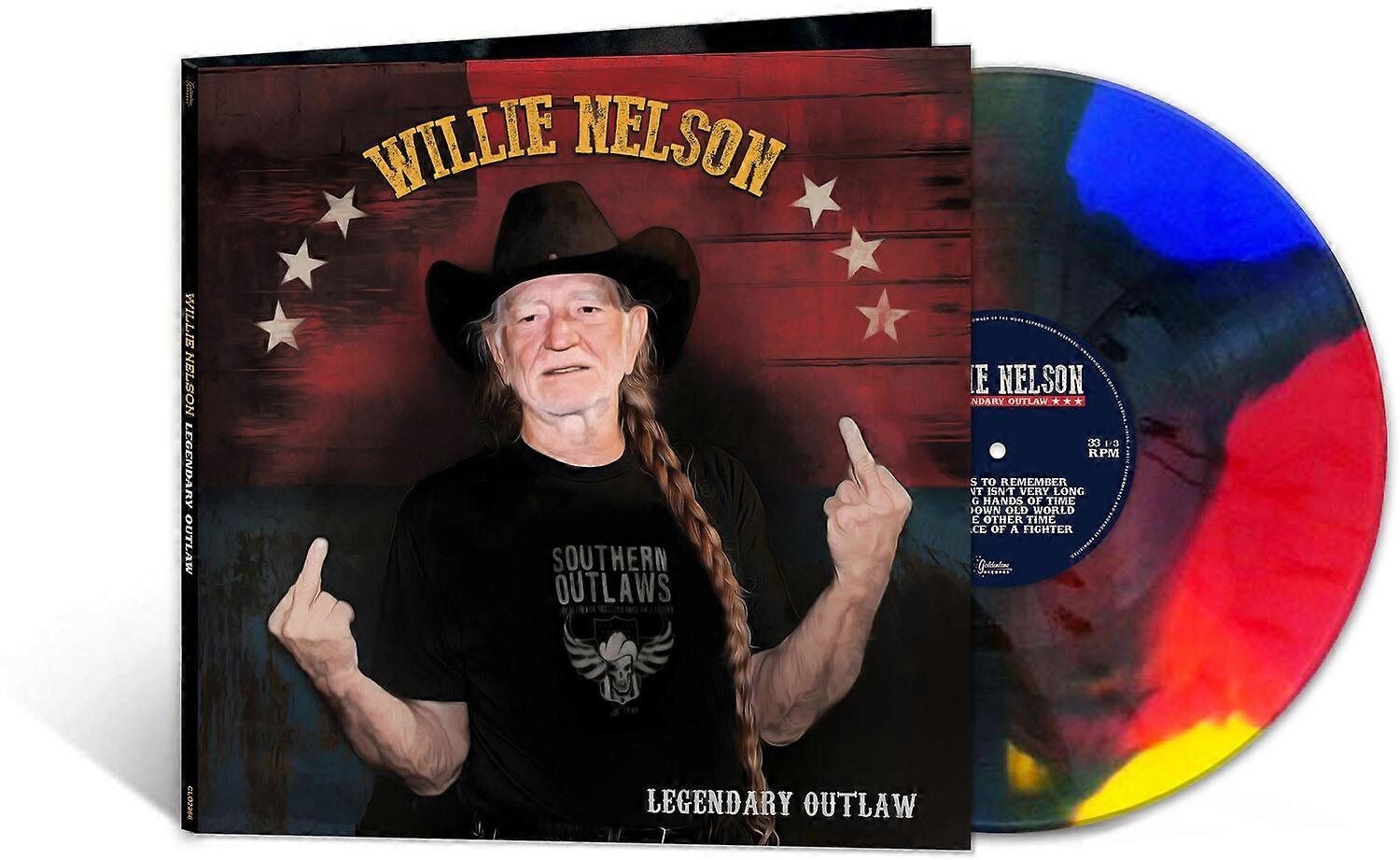 Goldenlane Willie Nelson - Legendary Outlaw (Multi-Color Vinyl)  [VINYL LP] Colored Vinyl, Gatefold LP Jacket USA import