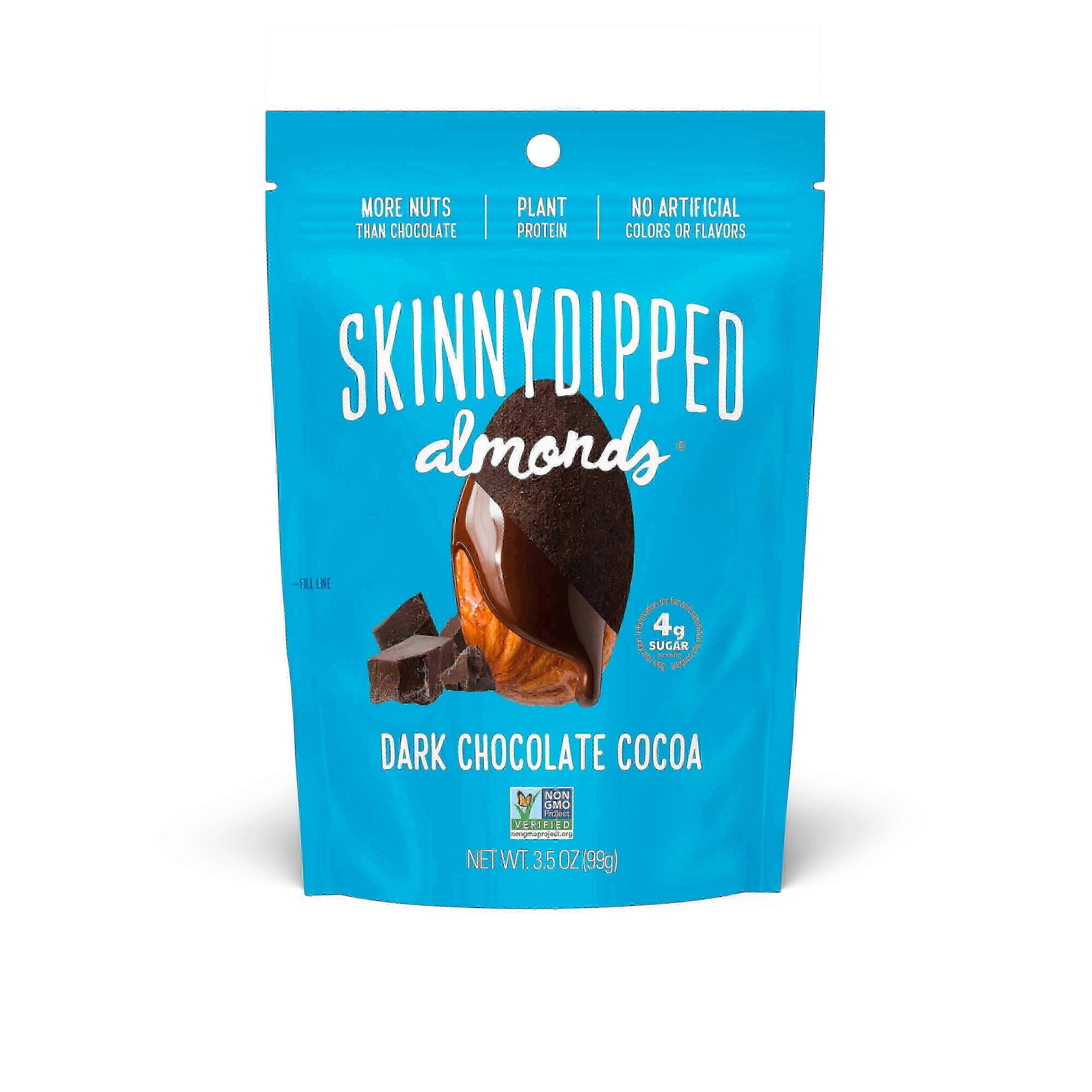 Skinnydipped Dark Chocolate Cocoa Almonds, 3.5 Oz