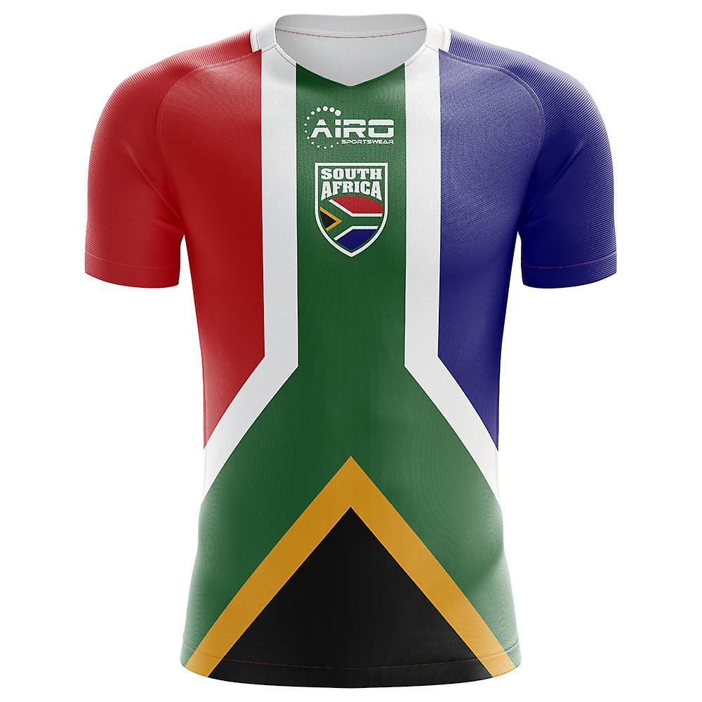 Airo Sportswear 2023-2024 South Africa Home Concept Football Shirt - Kids (Long Sleeve) Green MB 27-29 inch Chest (69/75cm)