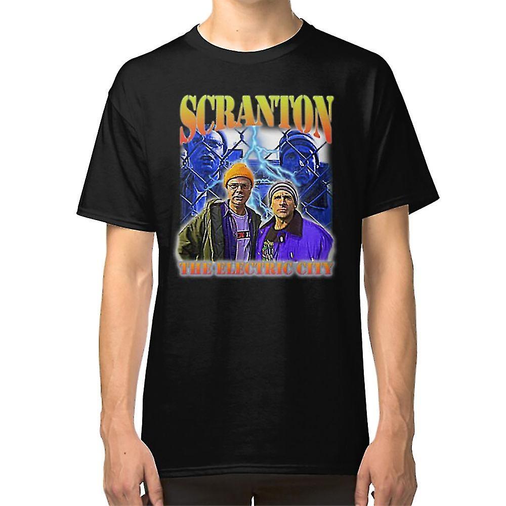 Gildan Scranton: The Electric City T-shirt Black XXL