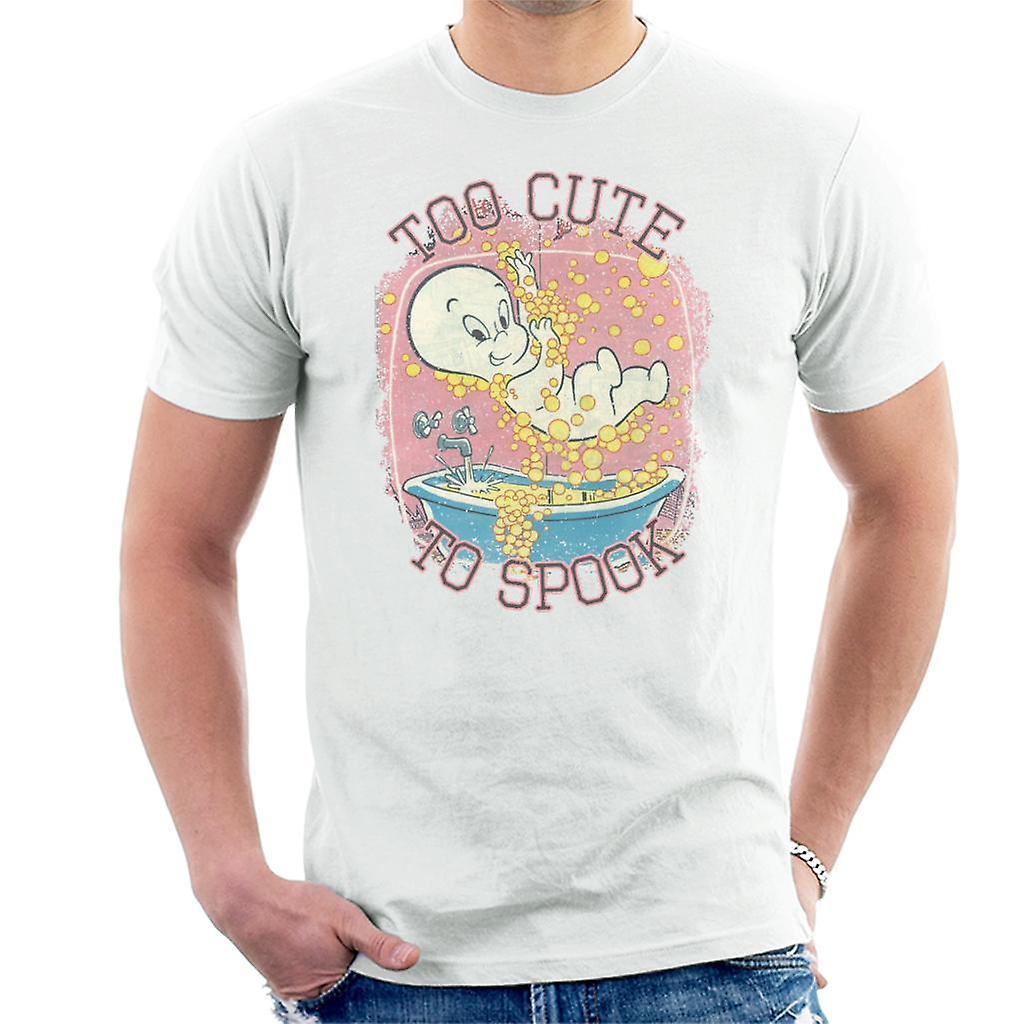 Casper The Friendly Ghost Too Cute To Spook Men's T-Shirt White Small