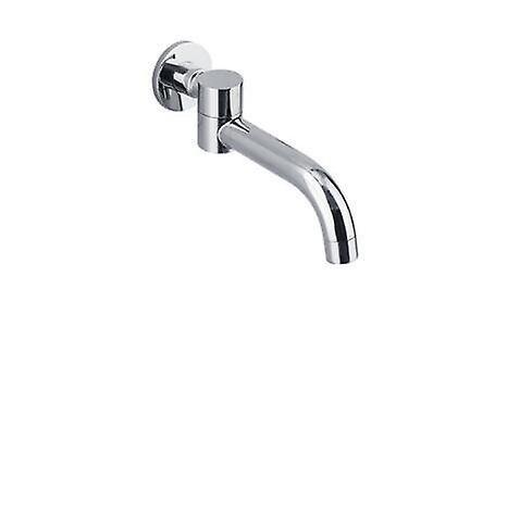 Slowmoose Wall Mounted Bath Tub Shower Mixer Faucet Spout Filler - 180 Degree Folding Round