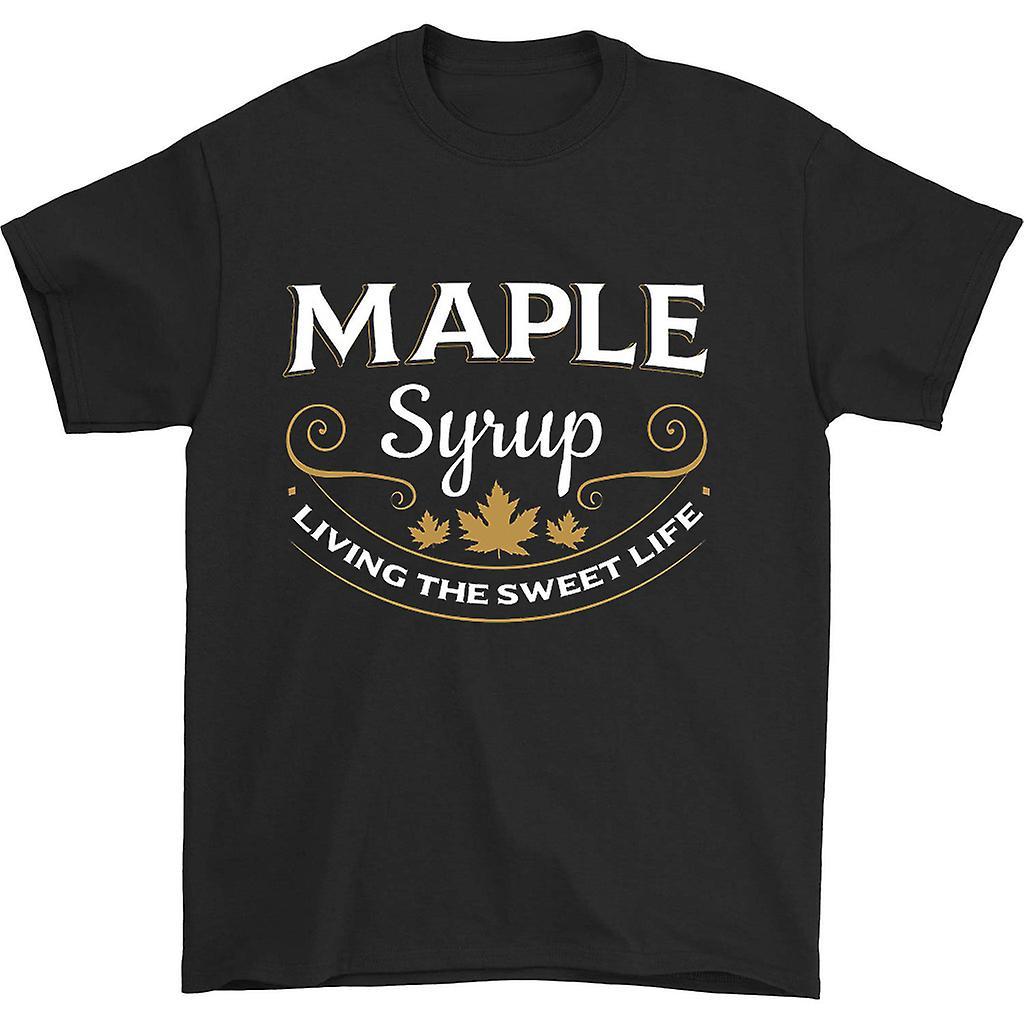 HISHARK Maple Syrup T-shirt Black M