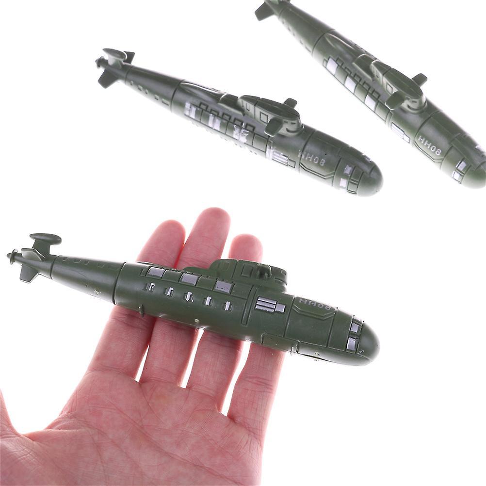 Shanghai Yiting Trading Co Ltd 2PCS World War II war military submarine model sand scene model toy one size