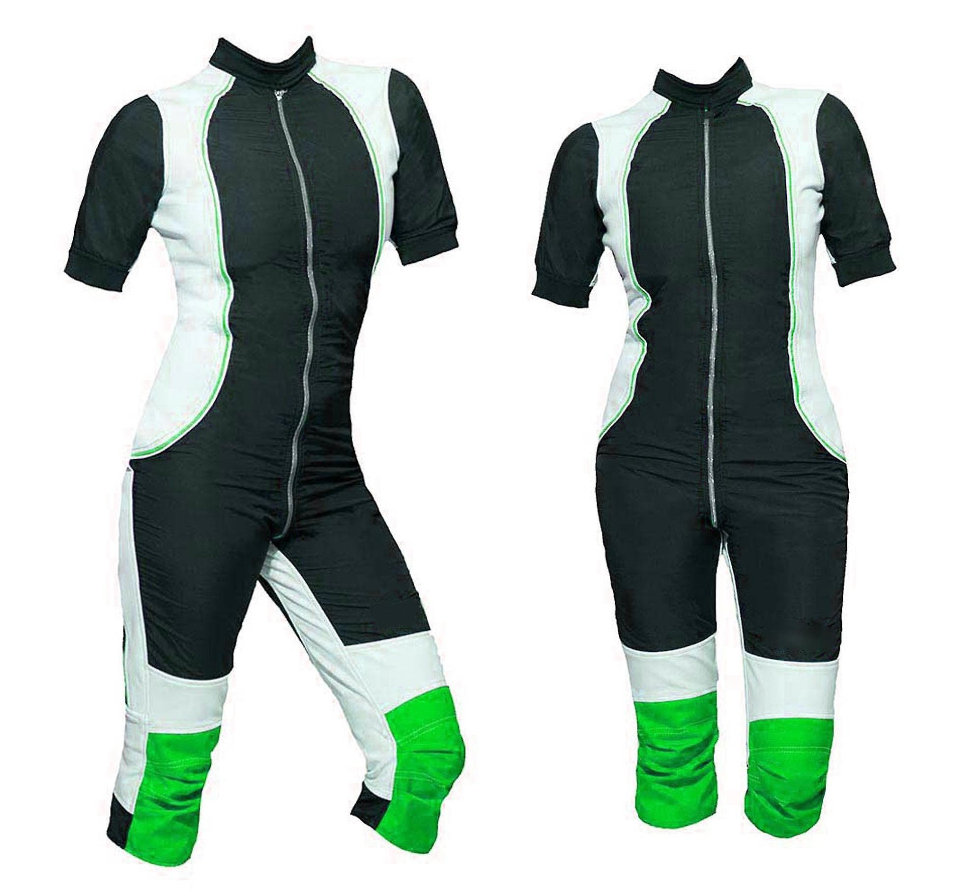 SkyexSuits Women skydiving summer suit  s2-03 Green black and white Xxxl / women