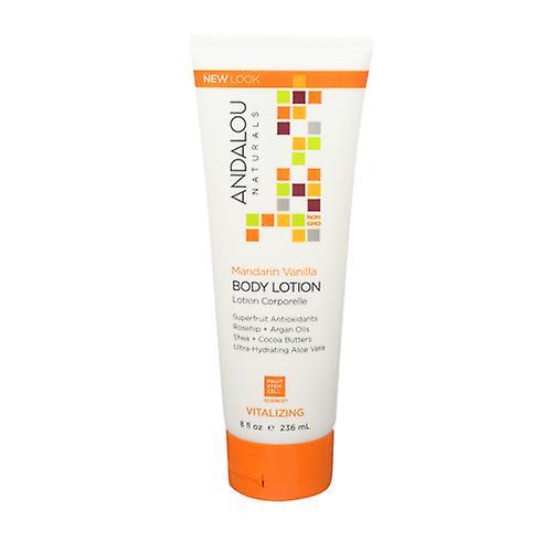 Andalou Naturals Body Lotion, Vitalizing Mandarin Vanilla 8 Oz (Pack of 1)