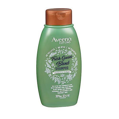 Aveeno  Refresh & Thicken Fresh Greens Blend Shampoo, 12 Oz (Pack of 1)