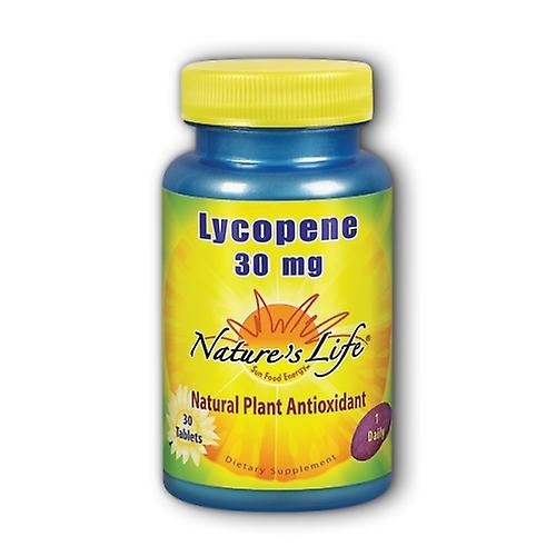 Nature's Life Lycopene,30 mg ,30 tabs (Pack of 1)