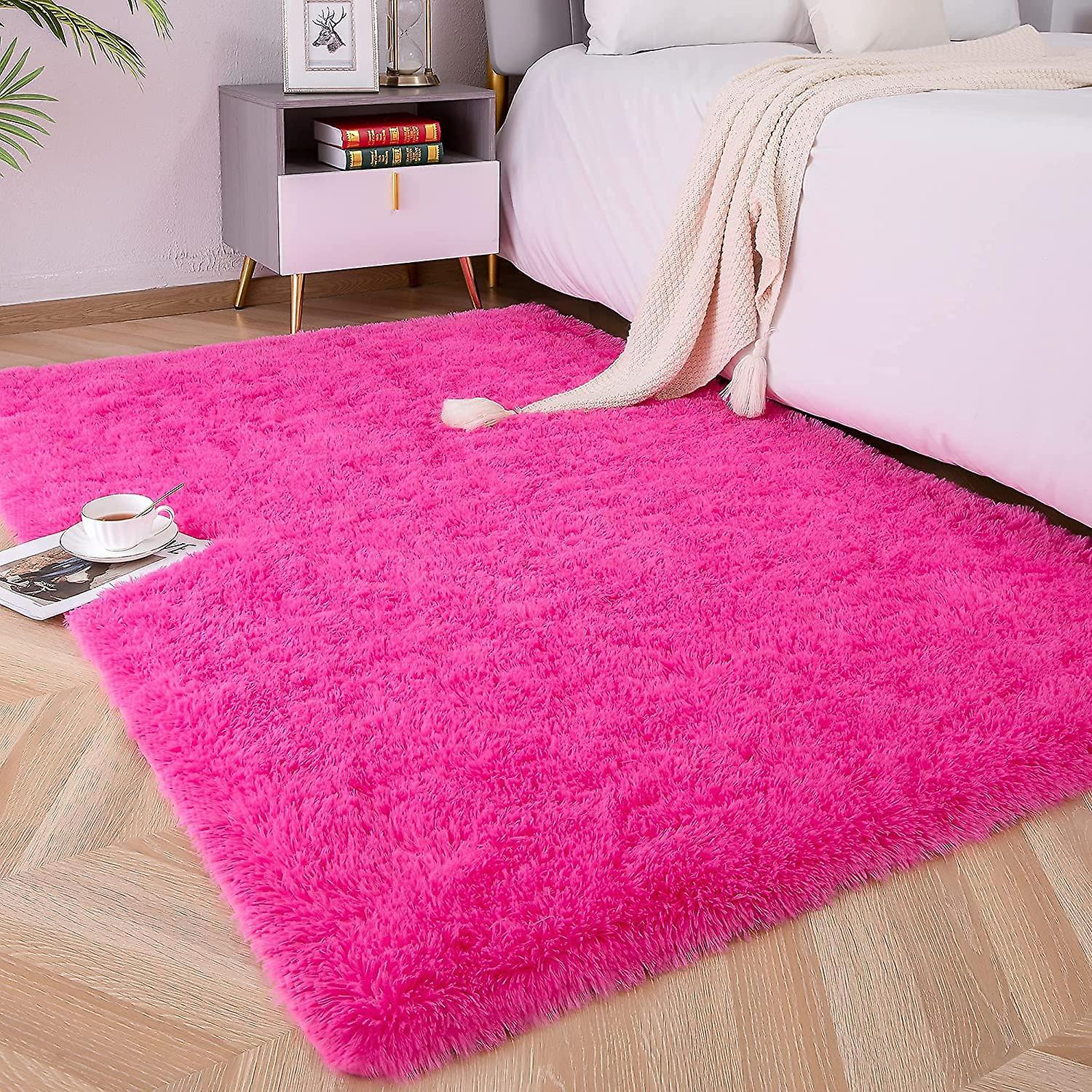 Yydd Sunrain Soft Fluffy Area Rugs Compatible With Bedroom Kids Room Plush Shaggy Nursery Rug Furry Throw Carpets Compatible With Boys Girls, Colle...