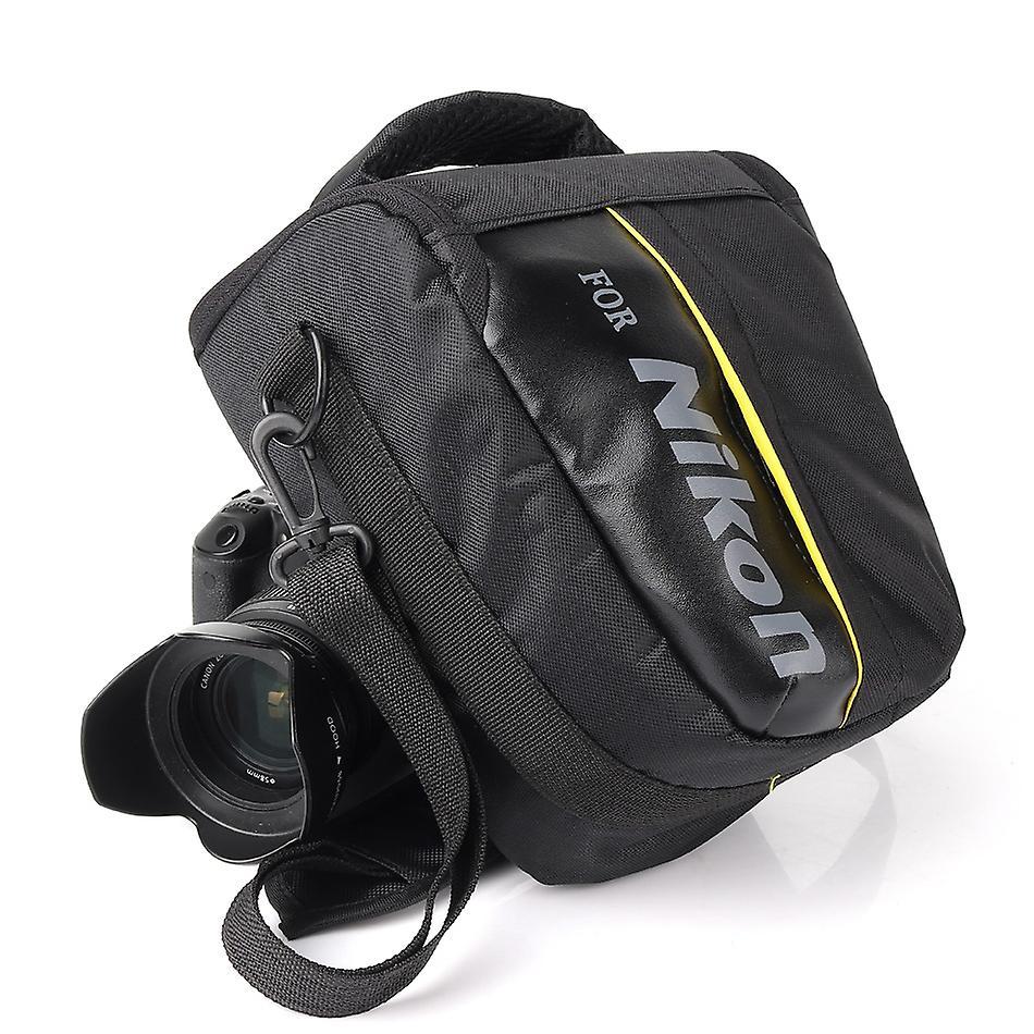 Carrep Waterproof Dslr Camera Bag Lens Pouch For Nikon D5600 D5300 D5200 D5100 D7000 D7100 D7200 D3400 D3300 D3200 D3100 B700 Black