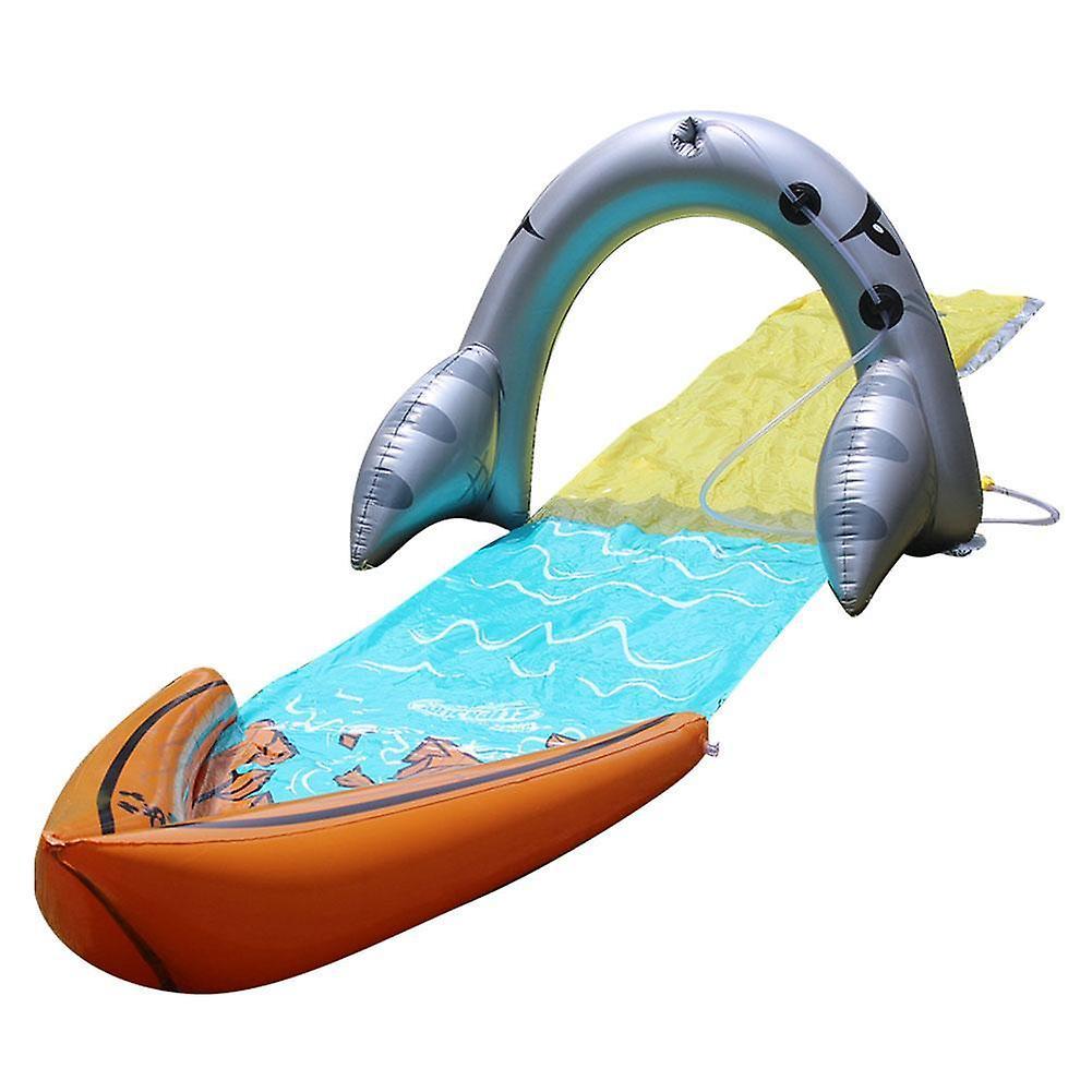 Slowmoose Single Surf Water Slide -children Spray Sprinkler Toy 480x70cm