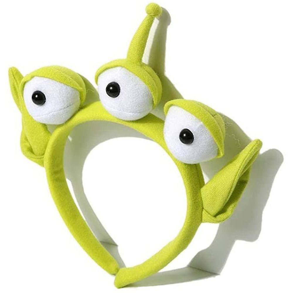 Waytogo Toy Story Alien Three-eyed Monster Headband Funny Cartoon Headbands Cute Girls Party Accessories