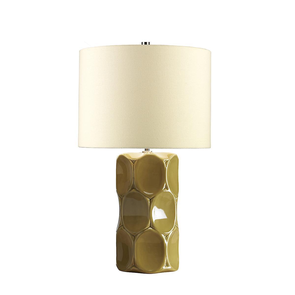 Green Retro 1 Light Table Lamp Green E27