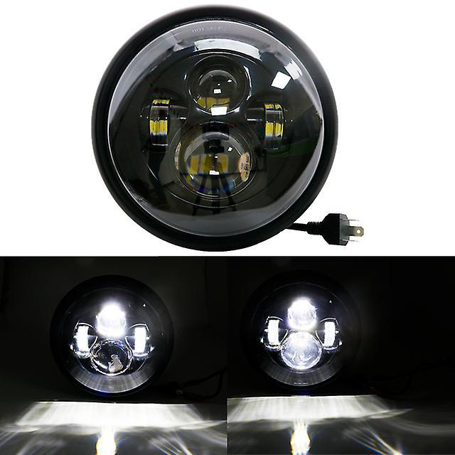 Lighting 7.5 Inch 60w Led Motorcycle Headlight Universal 7.5" Round Head Light For Cafe Racer Bobber Honda 40w light