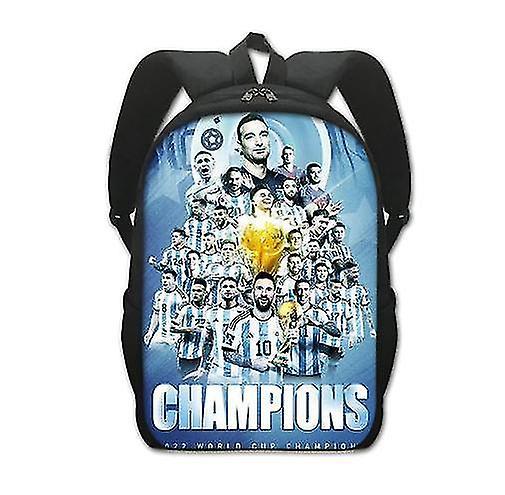 Sfygv 10 Argentina Travel Laptop Bagpack School Bags Maradona Messi Diego Argentina Kit Soccer Football 10 South America America Orange