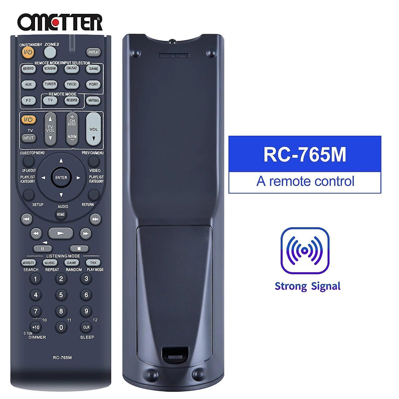 Scitoo New RC-765M Black Wireless Handheld OEM Replacement Remote Control For Onkyo