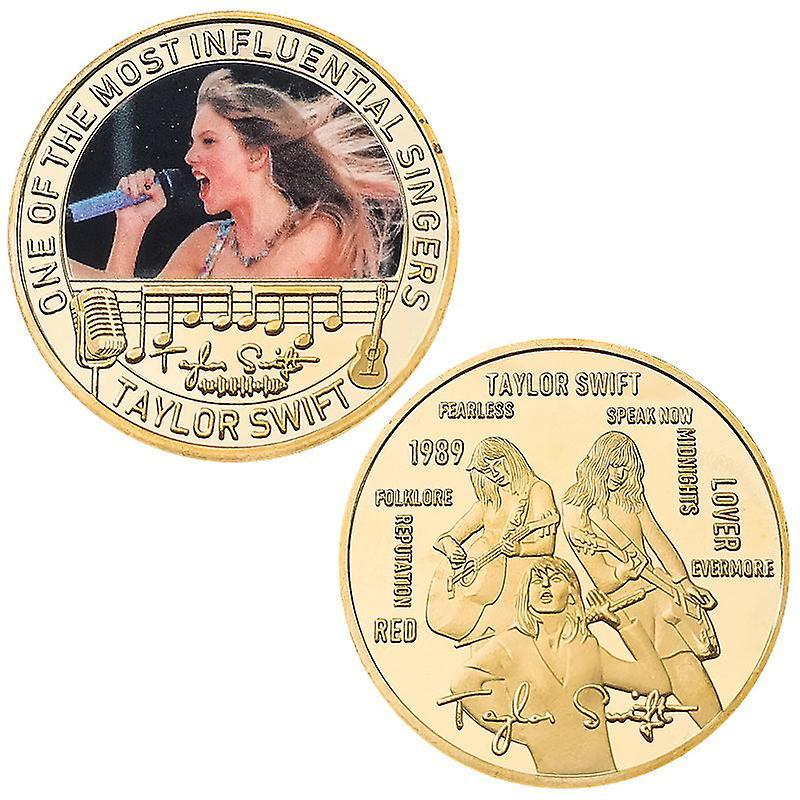 Snngv Taylor Swift Commemorative Coin Set Collection Gift Badge Metal Craft Commemorative Medal Taylor Swift 1