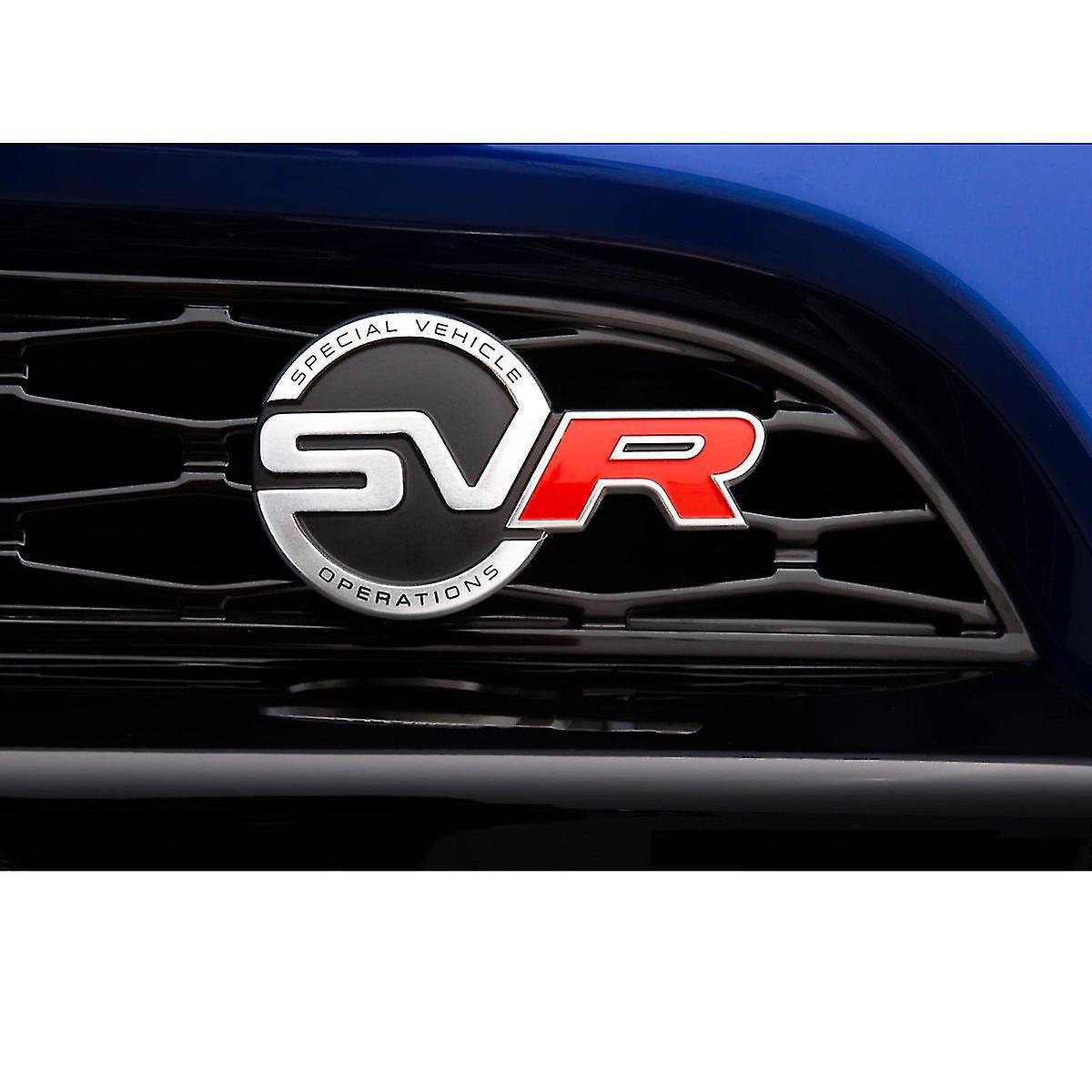 Sega Metal range rover svr front grill bonnet badge emblem grill badge and rear boot stick on badge emblem