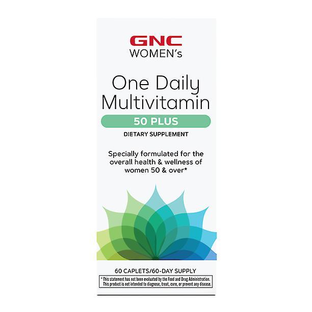 Gnc women's 50-plus one daily multivitamin, 60 tablets, multivitamin and multimineral support for women 50+