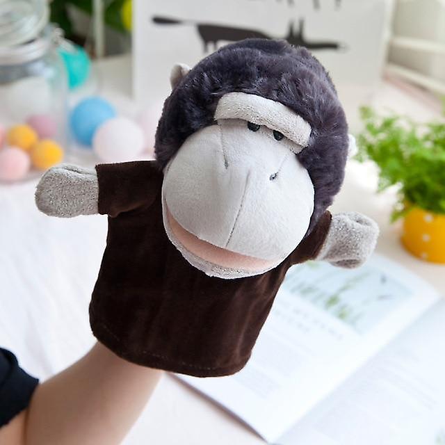 Slowmoose Animal Shape Hand Puppets - Cute And Soft Toy For Story Telling 25cm / Chimpanzee