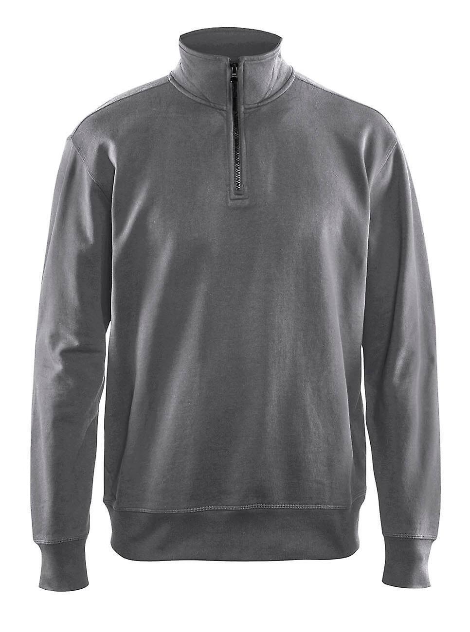 Blaklader 3369 sweatshirt half zip - mens (33691158) Grey S