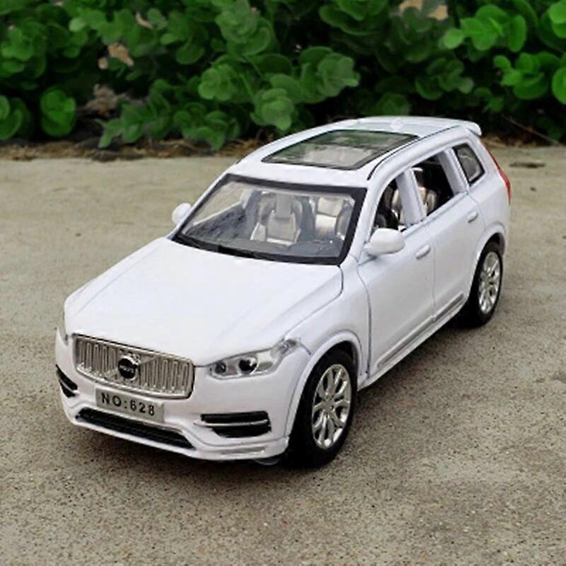 Redkid 1:32 VOLVOs XC90 SUV Alloy Car Model Diecast & Toy Metal Vehicles Car Model Collection Simulation Sound and Light Childrens Gift White